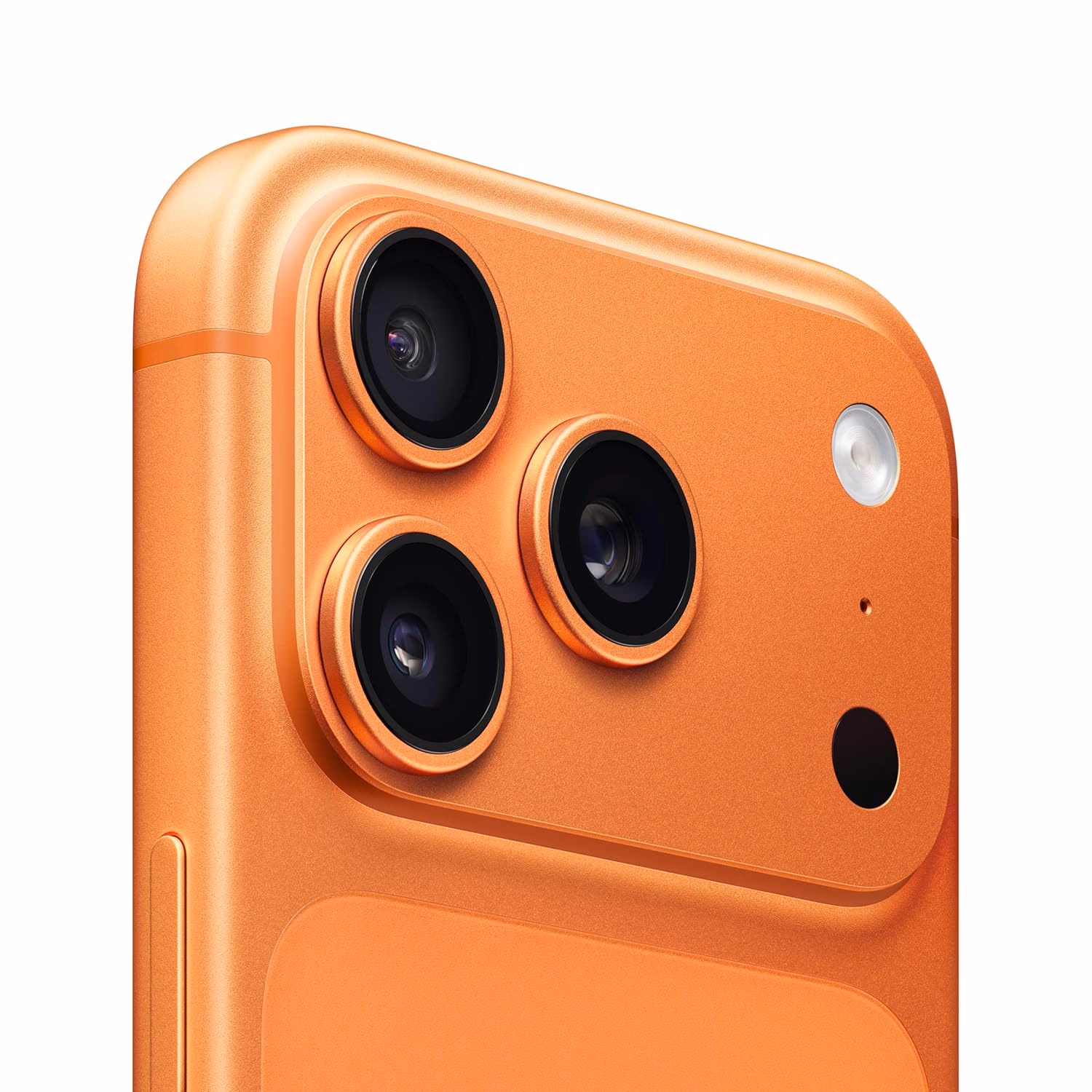 iPhone 17 Pro 256 GB: 15.93 cm (6.3″) Display with Promotion up to 120Hz, A19 Pro Chip, Breakthrough Battery Life, Pro Fusion Camera System with Center Stage Front Camera; Cosmic Orange