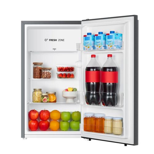Hisense 90 Litres Single Door Refrigerator (REF 093 DR) - Silver With One Year Warranty