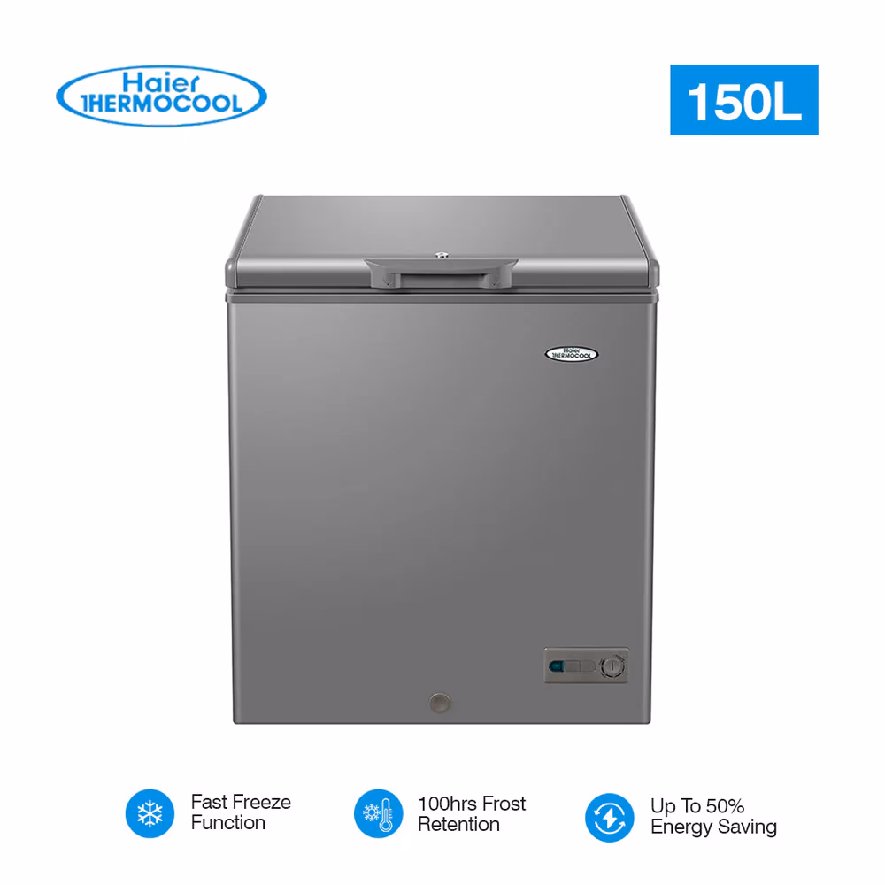 HAIER CHEST FZ/SD/150L/HTF-150HAS/SILVER