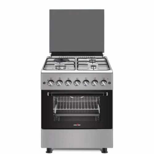 Kenstar 60x60 3 Burner + 1 Electric Hotplate Standing Gas Cooker KS-GCX6060-31E