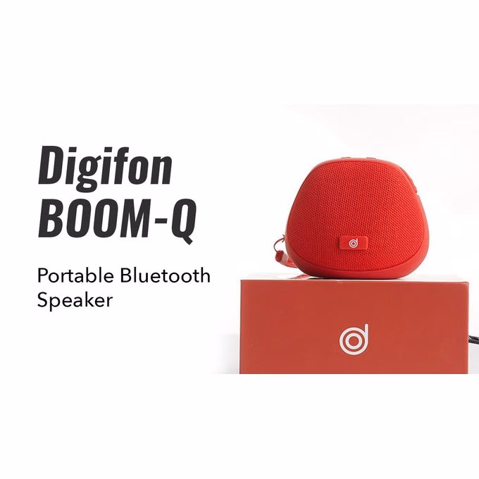 BoomQ 5W Mini Bluetooth Speaker Red - digifon