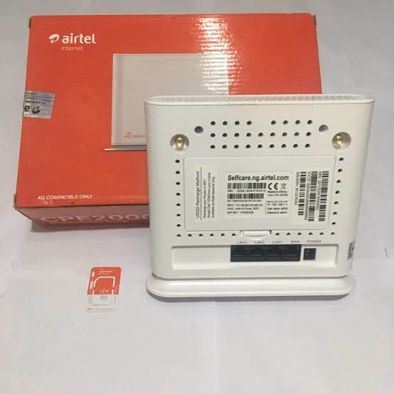 Airtel 4G SmartBox LTE Router CPE1000B