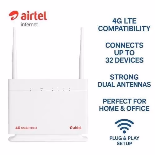 Airtel 4G SmartBox LTE Router CPE1000B