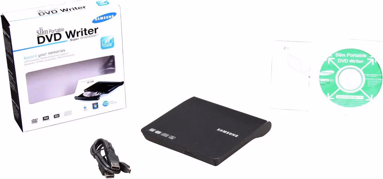 Slim Portable DVD Writer