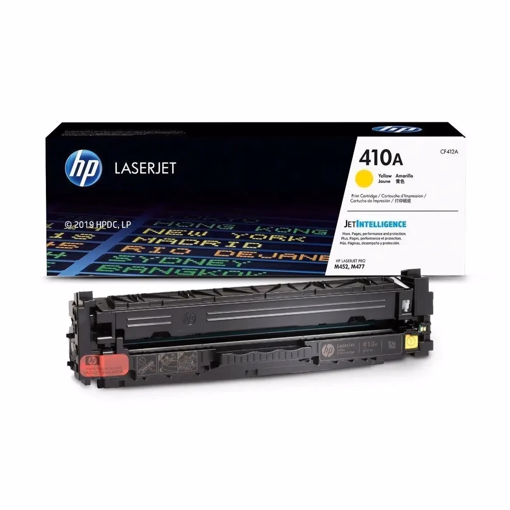 HP 410A CF412A YELLOW ORIGINAL TONER LAZER JET  CATRIDGE