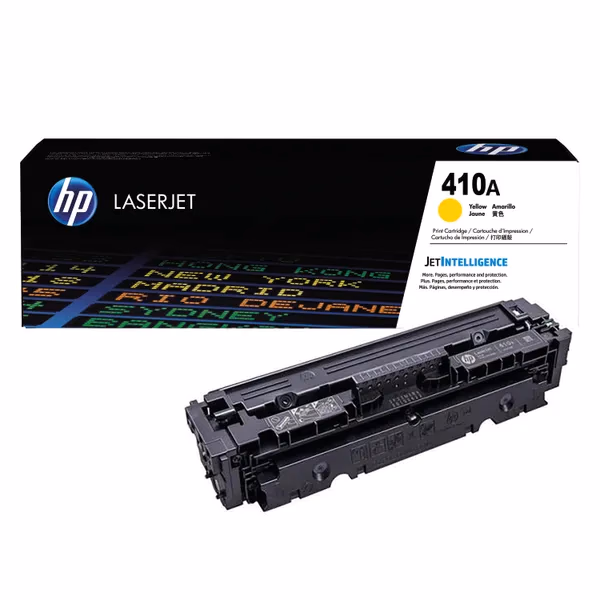 HP 410A CF412A YELLOW ORIGINAL TONER LAZER JET  CATRIDGE
