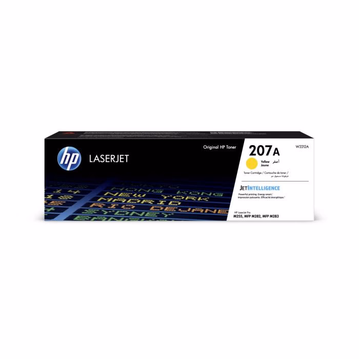 HP 207A YW2212 ELLOW ORIGINAL TONER LAZER CATRIDGE