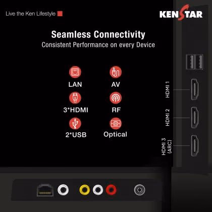 Kenstar 43" inches smart Tv