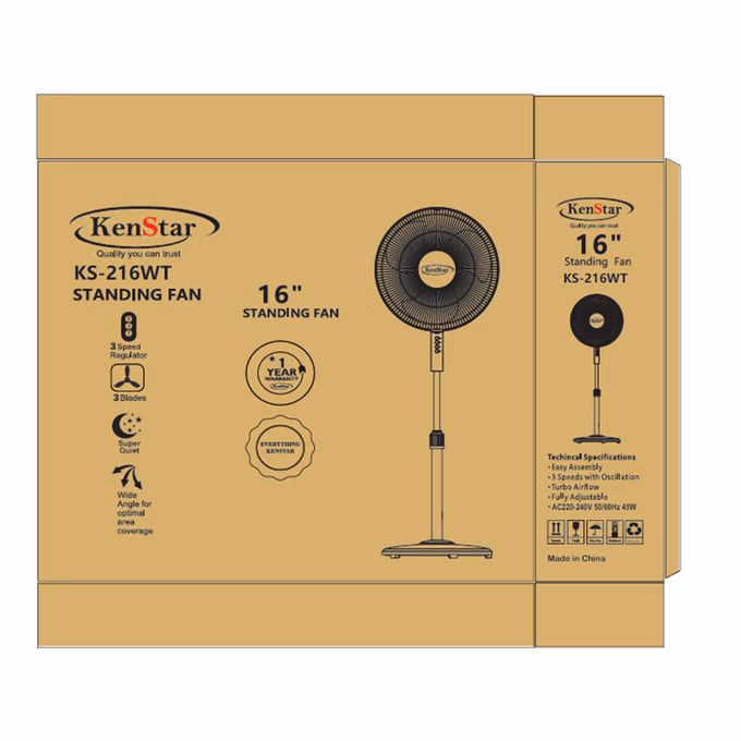 Kenstar 16" Standing Fan