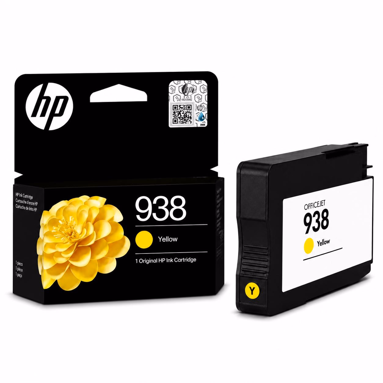 HP 938 Yellow Original Ink Cartridge